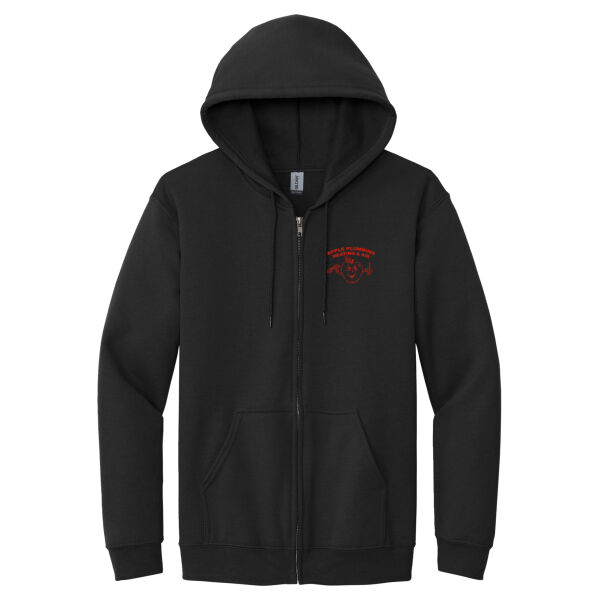 Full Zip Hoodie--Red Graphics Thumbnail
