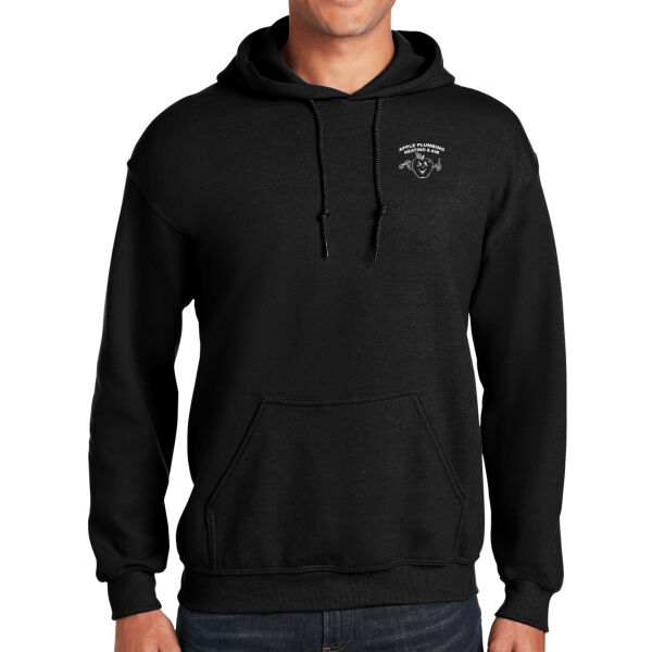 Pullover Hoodie--White Graphics Thumbnail