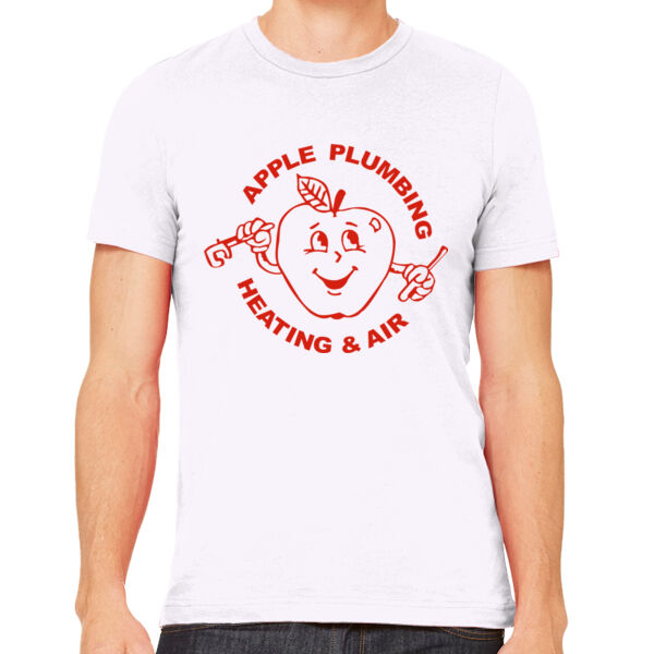 Bella & Canvas T-Shirt Apple Logo - Unisex Jersey T-Shirt Thumbnail